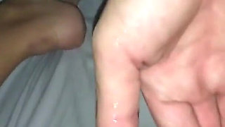 Fisting My Tiny Tight Pussy with His Massive Hands