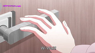 We are Having Sex with my Roommate, my Stepsister knocks on the Door.. - Exclusive Hentai