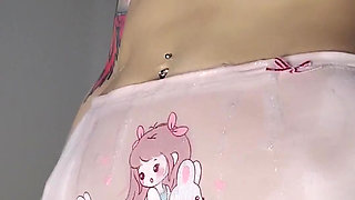 After Deepthroat, All in Drool, Panties Are Wet Through