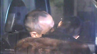 Sexy brunette double penetrated anal orgy...cum in mouth