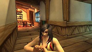 Human Female sexy dance (World of Warcraft)