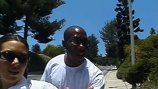 Ashley Blue Surrenders to Vintage Interracial Double Passion
