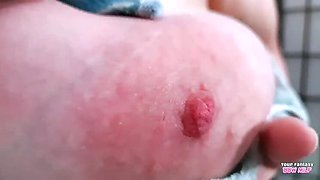 Hairy Mature BBW Wife Shows Her Big Natural Tits Up Close - Homemade Amateur Video
