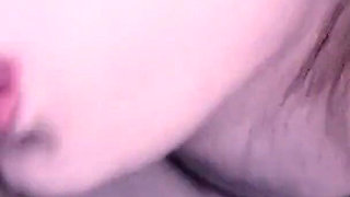 Petite Cutie Makes a Passionate and Hot Blowjob with Cum