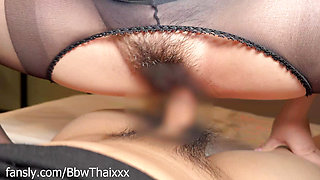 Hotel manager takes care of customers in room  (Hairy) (Full & Uncen in Fansly BbwThaixxx) 24min