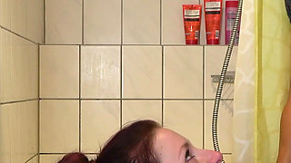 German Chubby Wife Fucked Next Door in the Shower