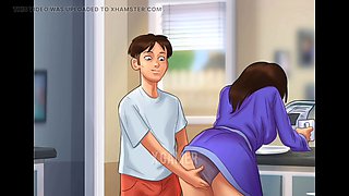 Sex scenes, morning, poked