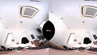 Ara Ara Chesty Brunette MILF used as cum rug in POV VR - Big ass, monster tits