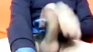 Big Cock Italian Guy Strokes on Webcam