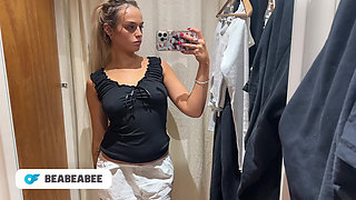 Petite Teen  Try on haul lingerie + body