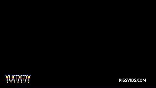 First time drinking piss the Brazilian super cute beauty Melissa