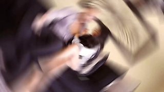 Huge titted step daughter Emma Hix blows step daddy during the thanksgiving dinner - familystrokes