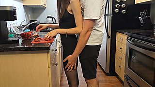 Fucked in a Dress on the Kitchen Table