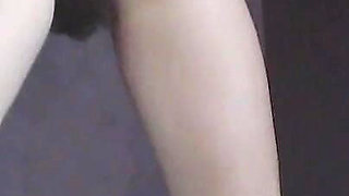 Lovense in Hairy Ass. Upside View