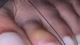 Pink Foxx Teases in Clear Heels