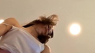 Hot and Beautiful Horny College Girl Flashes Her Meaty Pussy Under Her Mini Skirt and Shows Naked Ass