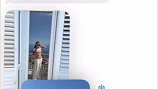 Vacation pics for Instagram, blowjob clips for hubby. We both got what we wanted