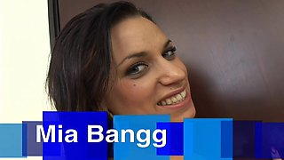 Mia Bangg Swallows Sperm