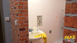 Faux hostel - teenage backpacker has fantastic big wet holes