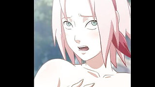 Naruto - Himawari Sakura Hinata Sara - Lesbian Orgy by Foxie2k