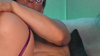 Fills Her Big Asshole After Pussy and Anal Fucking