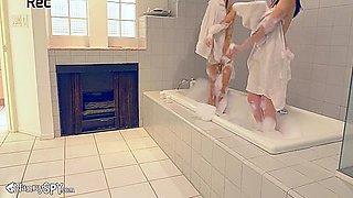Dyke Nanny Gets Caught With Her Face In Girlfriends Snatch