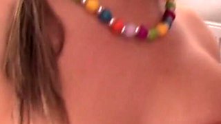 Olivia and her first extreme deepthroat cum swallow!