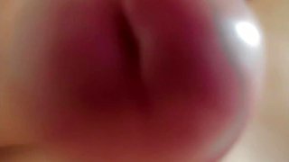 Hot busty Blonde tranny shower her new sexy fuck doll