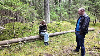 Big Natural Breast Teen Lost in the Forest