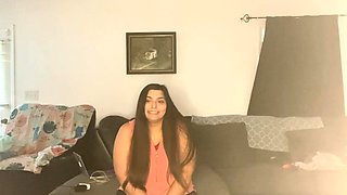 Curvy Indian Persuades Boss with Orgasmic Solo Show