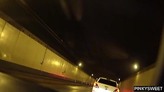 On Vacation At The Beach With Stepbrother And We End Up Having Sex, Big Cumshot In My Pink Pussy