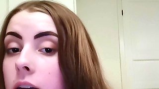 Amateur Facial For Teen Brunette