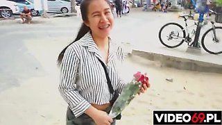 Hot Thai Girl Fucked Hard by Polish Guy - Asian Big Ass Sex