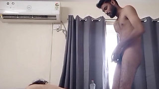 A cunning neighbor infiltrated and the husband suddenly called that he had arrived in front of the house