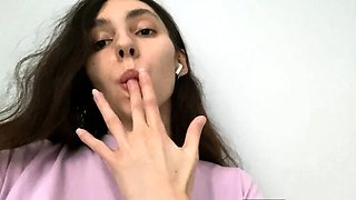 Tasting Cream from Panties - Solo BDSM Webcam Show