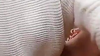 Mistress with Glasses Masturbates Hairy Pussy, Plays with Fingers, Hot MILF Ginnagg