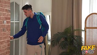 Faux hostel - he sends his thick sweet cougar wife in to nail a schoolgirl