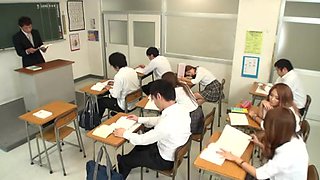 Japanese schoolgirls in control