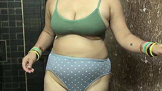 Puja Bhabhi Bathing in Shower