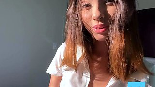 Naughty Brazilian College Student Plays with Her Sex Toy