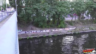 GERMAN SCOUT - First Anal Fuck at Pickup Casting for Big Butt Teen Crystal Richi