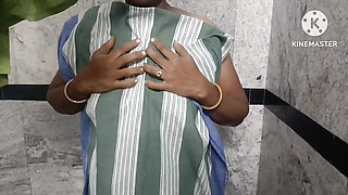 Indian Telugu hot wife bathing