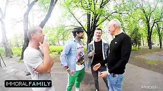 Matt and Porno's gangbang scene