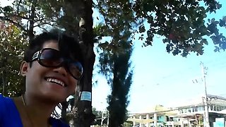 Breathtaking brunette gf drilled well in doggy