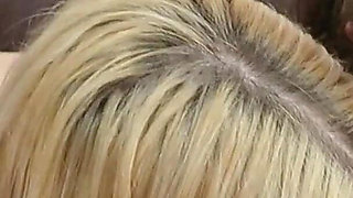 Fucking the Ass of the Blonde Girlfriend and My Wife