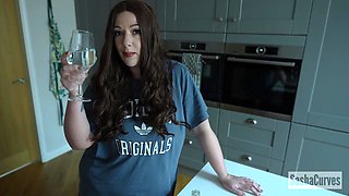 Hot BBW mom gets naked for me