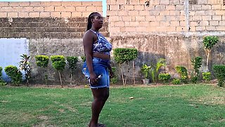 Lustful black BBW pissing porn filthy video