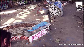 Fuck Date For Melina May In Abandoned Outdoor Swimming Pool Dating