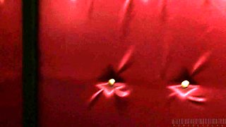 Beautiful Brunette Big Boobs Rides Fake Cock