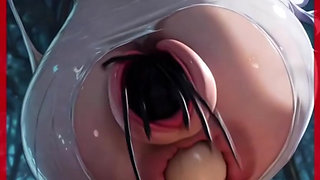 Look at the hole in this girl's ass